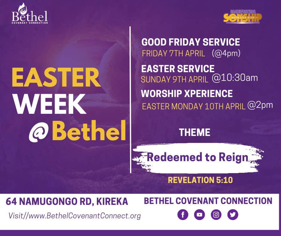 Easter Weekend @Bethel #TheCrossOfChrist #VictoryIsHere #ResurrectionPower