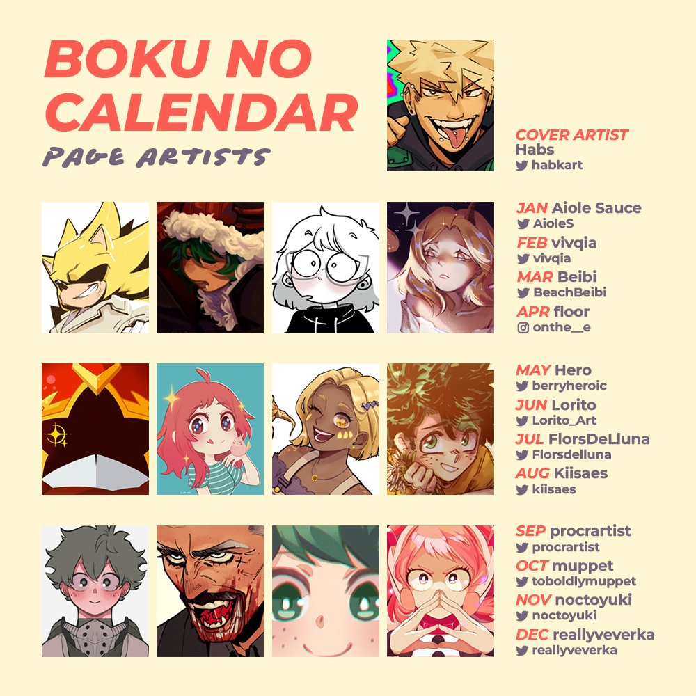 🗓️CONTRIBUTOR LINEUP

The future is looking bright! It's time to meet our lovely contributors who will be bringing our 2024 Calendar to life!