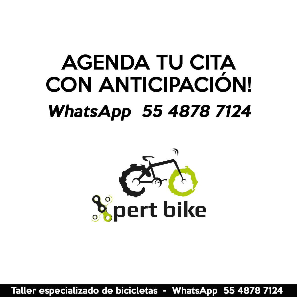 xpertbike's tweet photo. ¡Semana corta, lo mejor que es agendes tu cita en el taller! #BeXpert
Taller especializado de #bicicletas Xpert Bike, para agendar citas o cualquier duda envíanos un mensaje al WhatsApp 55 4878 7124 https://t.co/NFr3UpJbRu