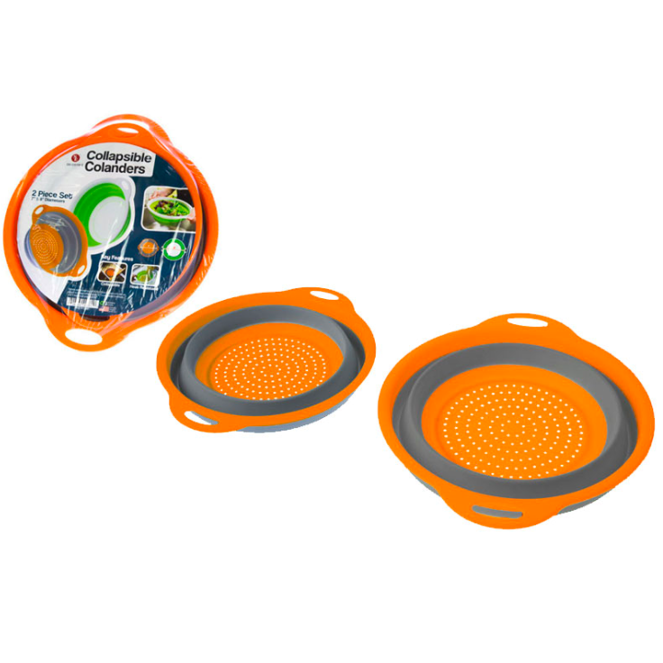 WaltsANLongview's tweet image. Check it out! These colanders are collapsible, BPA free,  and heat resistant with rubber handles!! This two piece sets comes in 7" and 8" bases, is food grade approved, and dishwasher safe. Stop by and get yours today!

waltsoutdoorworld.com #KitchenGear #Cooking #Safety