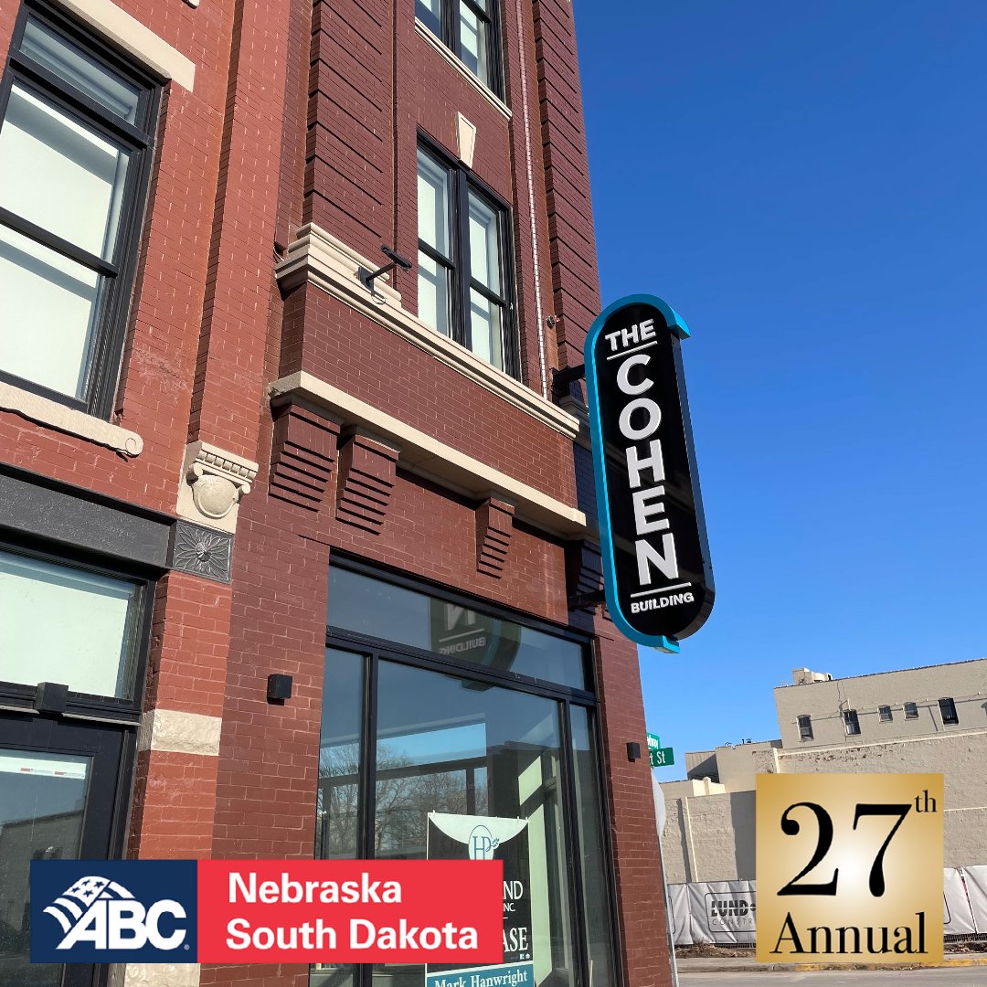 ABCNebraska's tweet photo. Congratulations to Lund-Ross Constructors! Lund-Ross submitted two projects at EIC this year and won two Pyramid Awards! #2023EIC #Lund-Ross #Nebraska #SouthDakota

The Cohen Building - https://t.co/lEL8oS7yzN
Lost Rail Golf Club - https://t.co/KxENhWWNrU https://t.co/3fRItTBM8b