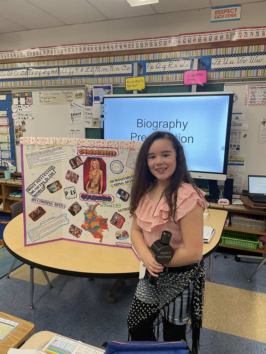 Mrs__Rosado's tweet photo. Our biography presentation is finally here! Students have worked so hard on their costumes, posters, and speeches. I am so proud of all their hard work and effort! #wheelerave #vs13 @WheelerAvenue @VS13UFSD https://t.co/njxgLtcV5S