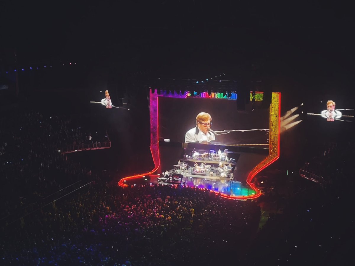 Magnificent night listening to Elton John yesterday. What an icon.