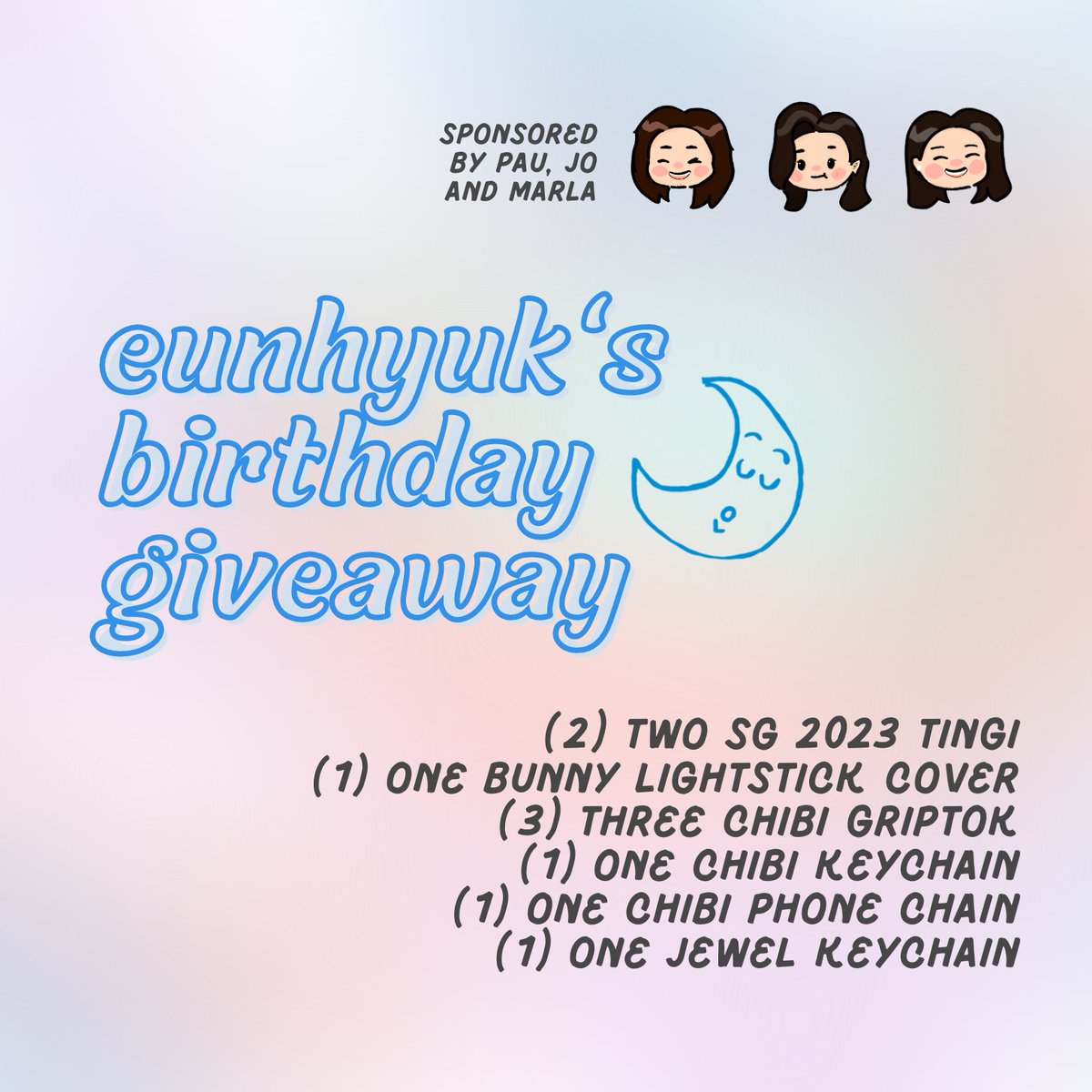 hellosponkies's tweet photo. HAPPY BIRTHDAY OUR DALNIM, LEE HYUKJAE!

We have lots of giveaways for PH Jewels and ELF! 

To join, just do the following::
💎 Follow our account,

🌙 RT and like this tweet
💎 Comment your favorite hyukjae clips with the hashtags:
🌙 #일단_사랑하는은혁이_생일 #은혁 #EUNHYUK https://t.co/c25hckL5rd