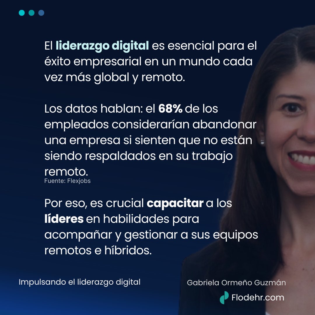 gabrielaormenog's tweet photo. Sostener un trabajo remoto e híbrido sano, fluido, colaborativo requiere de un liderazgo digital entrenado que acompañe a sus equipos https://t.co/BfJK4zRkGD
#liderazgodigital #capacidadesdigitales #trabajoremoto #trabajohibrido #RRHH #FlodeHR #formacioncorporativa #consultoria https://t.co/ditMaYpB5Y