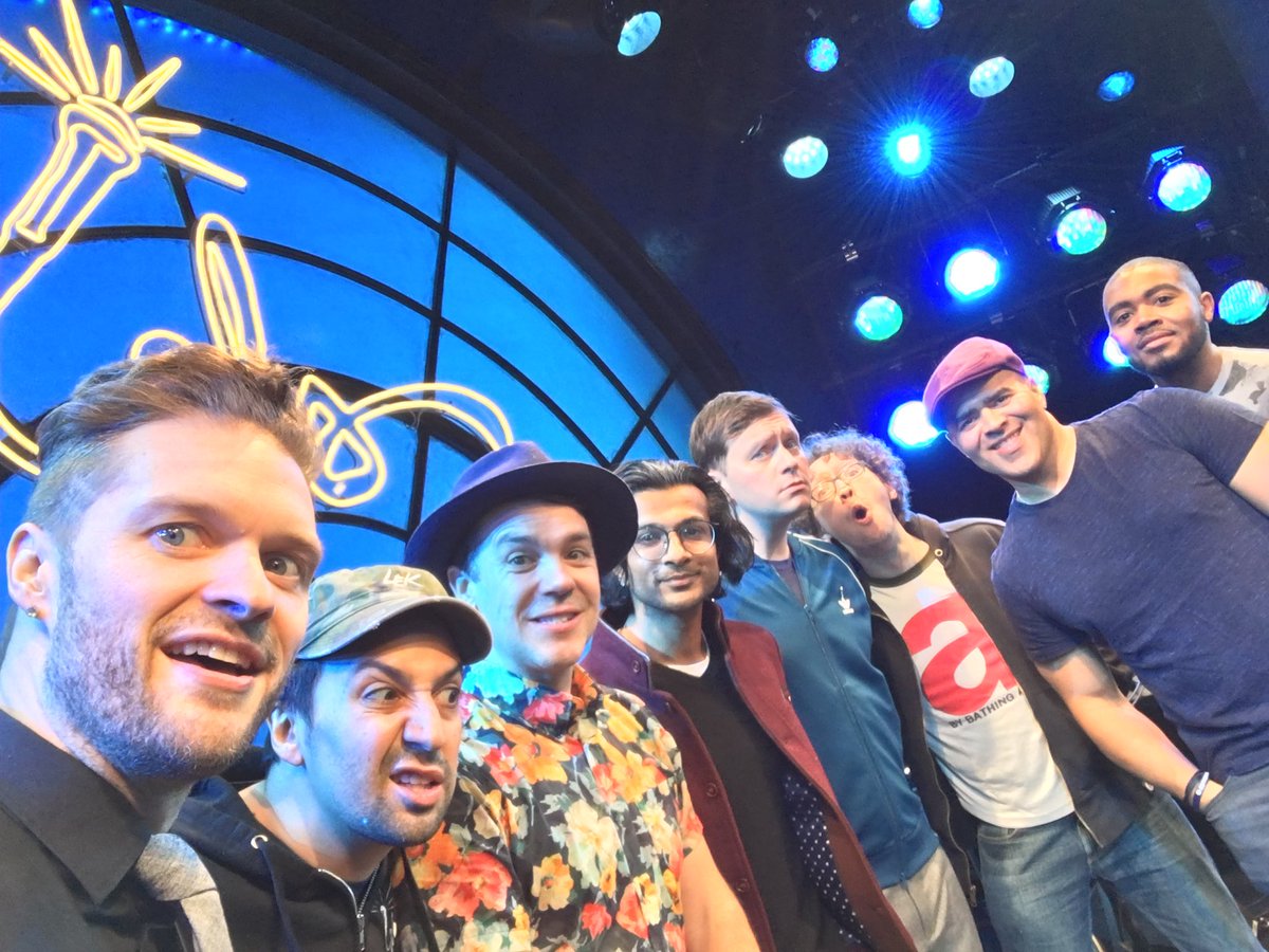 A blast from 4 years ago: the Off-Broadway run of <a href="/freestylelove/">Freestyle Love Supreme</a>. Had no idea at this point that we’d go on to do hundreds of shows on Broadway, across the states, and in Vegas. Love this ridiculous family! 🙌🏼