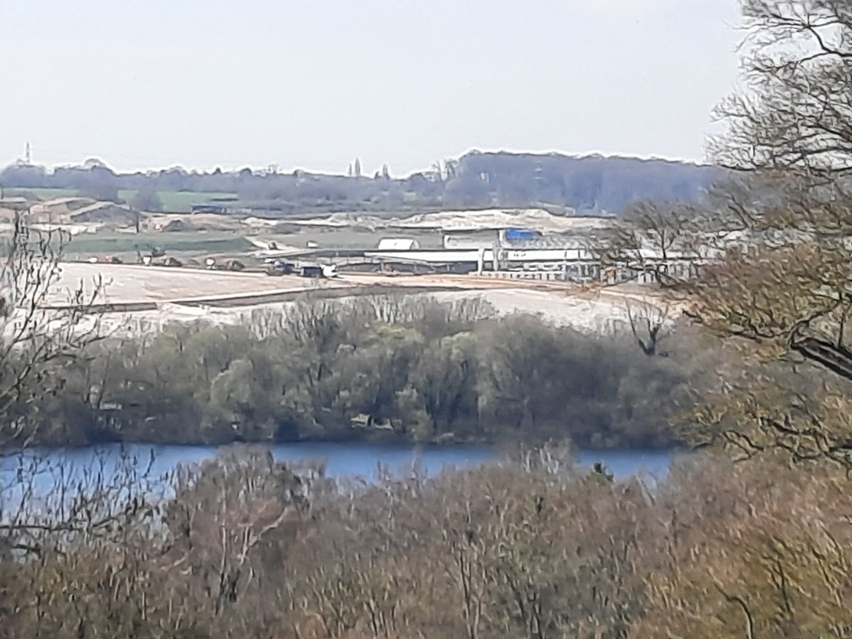 In June 2019, our directors went on a tour of the Colne Valley Park. They paused in Harefield to admire the view of the poppies growing on the hillside opposite. The second picture shows how that hillside looks today, April 3, 2023. We are really paying a terrible price for HS2.