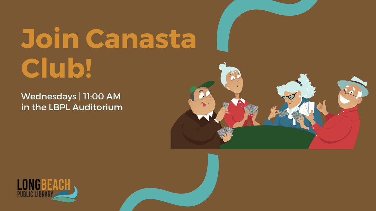 lbplny's tweet photo. Join our Canasta club every Wednesday at the LBPL! Bring your cards and enjoy the open play🃏 #lbplny #longbeachny #lbny #canasta https://t.co/CA4CrtqAO3