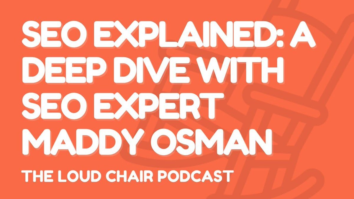 MaddyOsman's tweet photo. Did you know? Using copy/paste to move your article from Google Docs to WordPress can add unnecessary extra code, negatively impacting your on-page #SEO.

For more SEO nuggets like this, watch this podcast with The Loud Chair:
https://t.co/I4coSnk8nL https://t.co/vLvpvxfi7j
