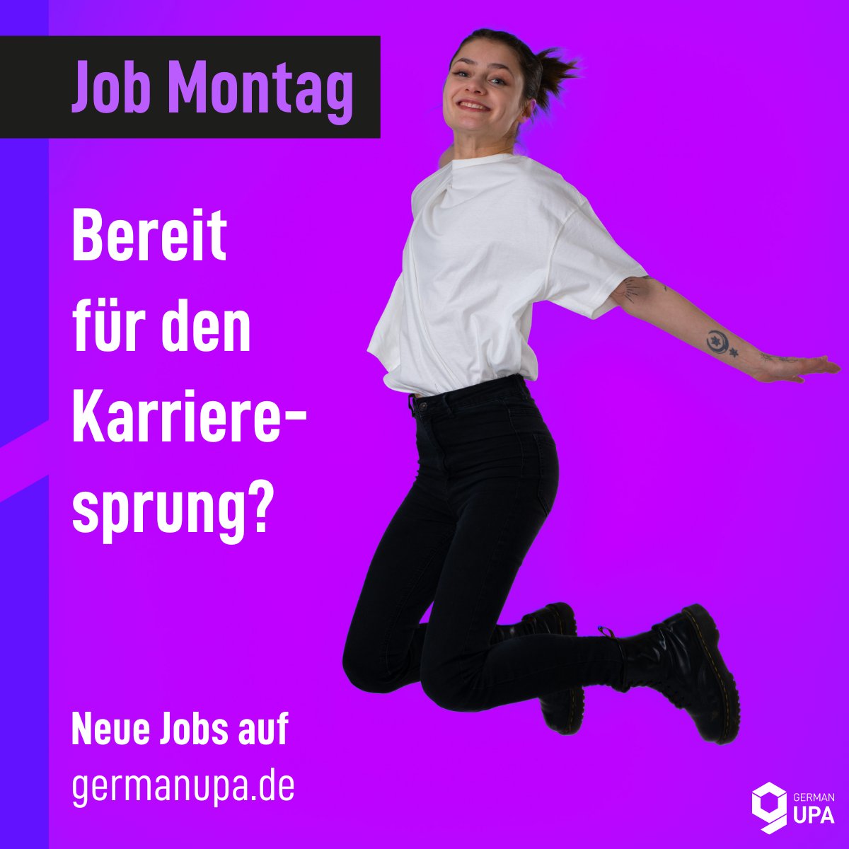 Es ist wieder Zeit für einen #Jobmontag! 
germanupa.de/jobs/stellenan…
Auf unserer Website findet ihr neue Ausschreibungen von unseren Bronzesponsoren eresult - User Experience Experts im Einsatz und der Atruvia AG. 
#ux #usability #jobs #karriere #jobsuche #userexperience