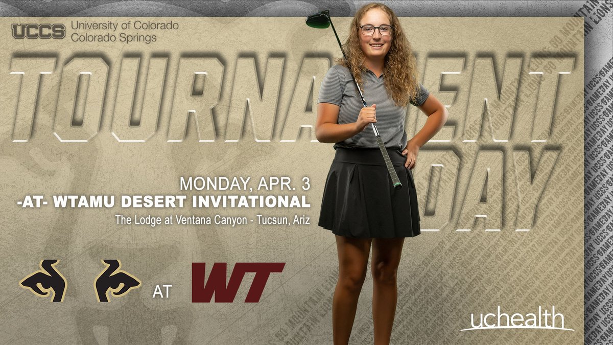 UCCS_WGolf's tweet photo. 🏌️‍♀️TOURNAMENT DAY🏌️‍♀️

🎟️ WTAMU Desert Invitational 
📍 Tucson , Ariz. 
⛳ The Lodge at Ventana Canyon
📊 https://t.co/hldHX7TGBh 
#GoMountainLions #RMACgolf https://t.co/EtitxOGA0B