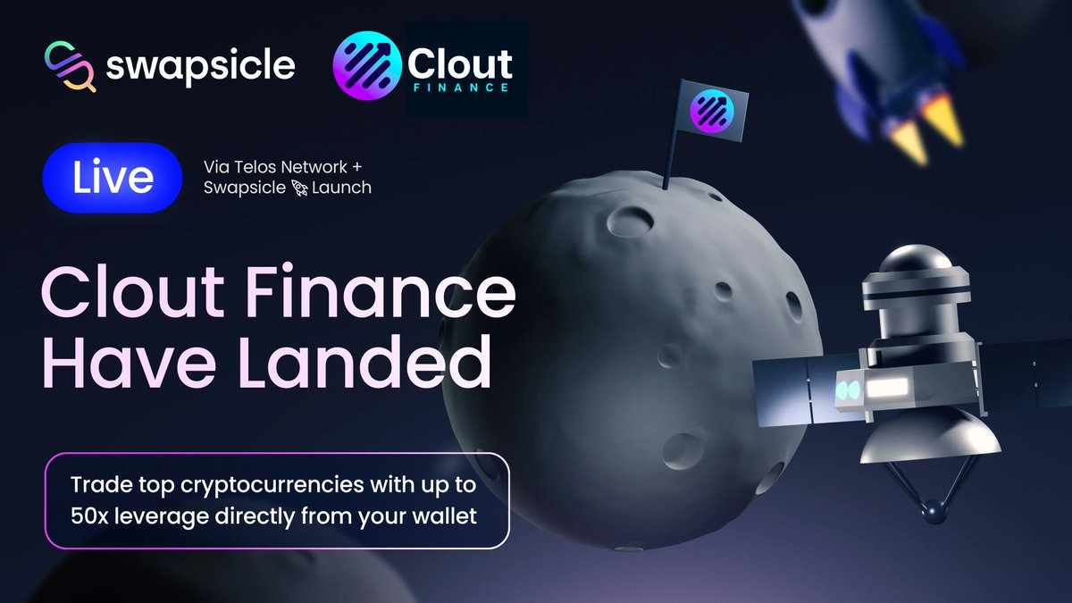 📢<a href="/theCloutFinance/">Clout Finance</a> token sale has finally LANDED!

Head over to the link below to participate in the $CLOUT token sale👇

swapsicle.io/launchpad/0xeE…

#launchpad #Crypto #TokenSale