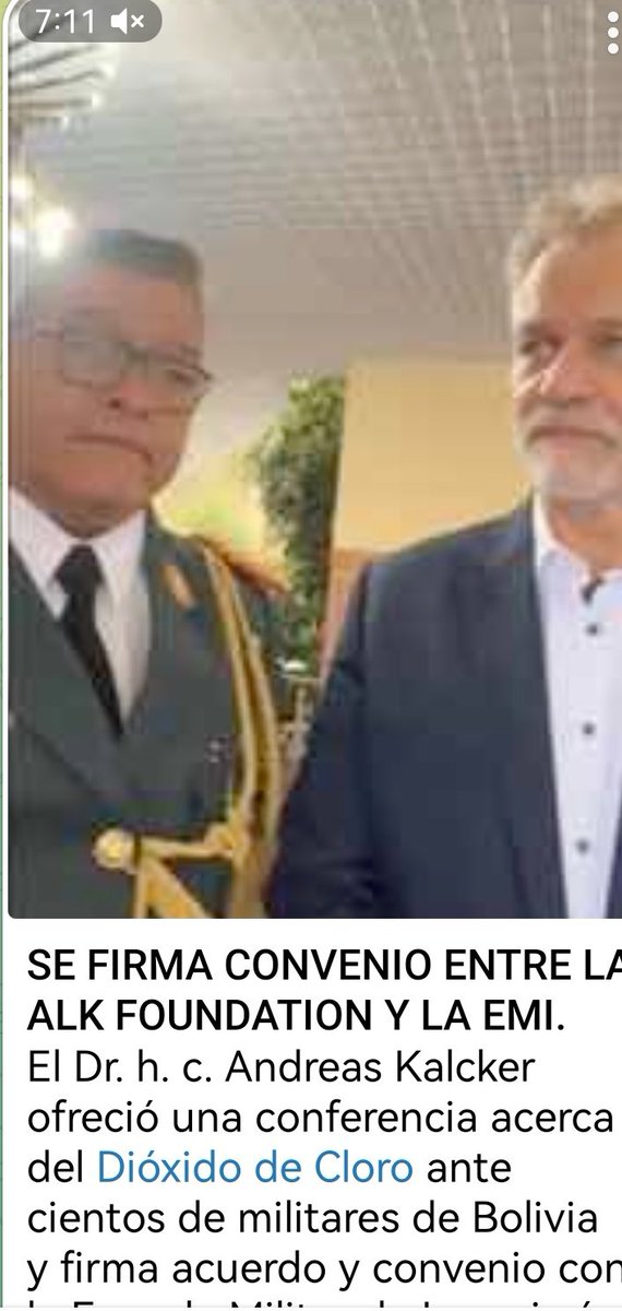 JRMarquezM's tweet photo. #BOLIVIA SE FIRMA CONVENIO ENTRE LA ALK FOUNDATION Y LA EMI. Desgraciadamente, las pseudociencias toman a miembros del #CEUB. La universidad en el país demuestra su poco apego a la ciencia y da espacio a #desinformantes como @karlarevollo y @AndreasKalcker
https://t.co/mUqCLpAaPH https://t.co/Sm0wxjujNO