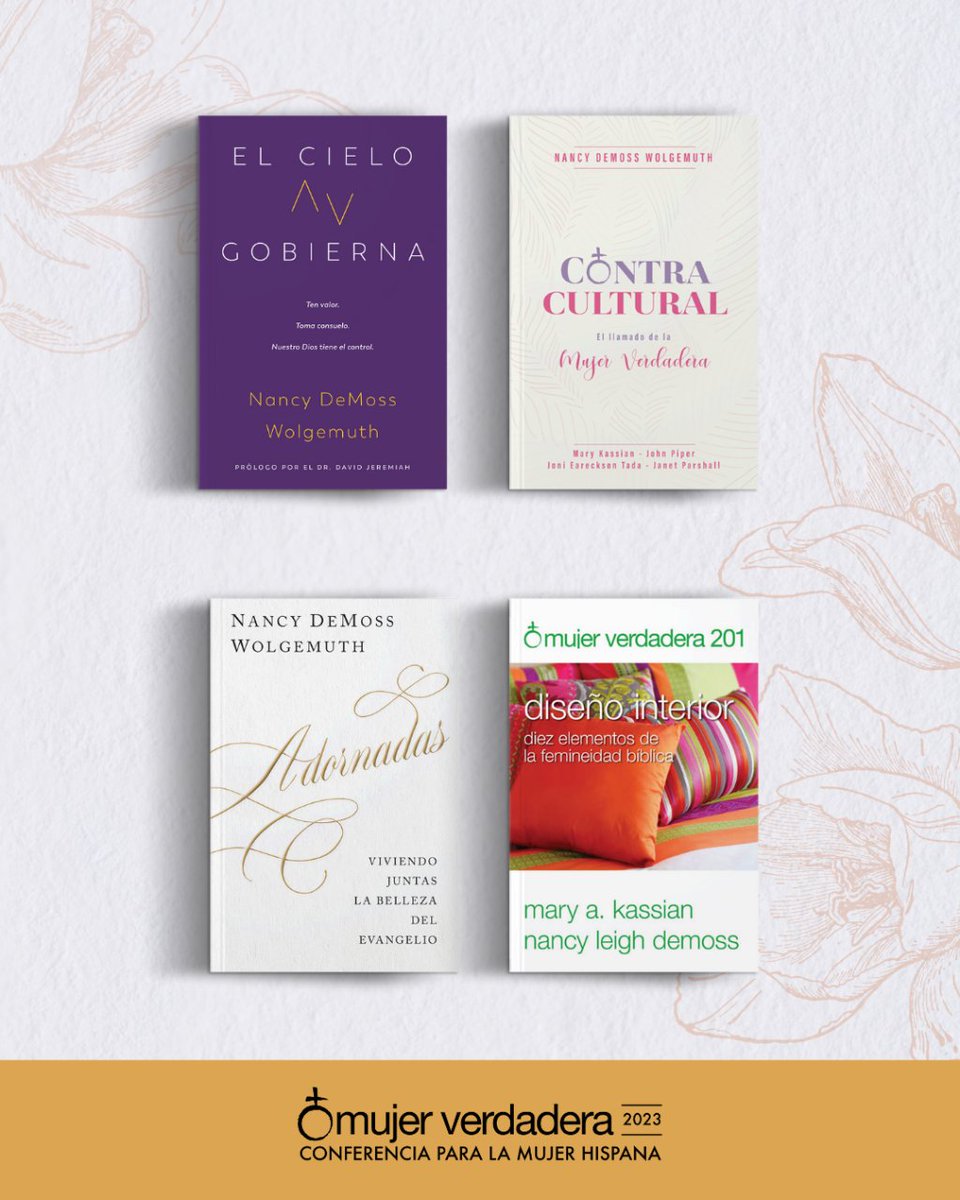 EdPortavoz's tweet photo. Hemos seleccionado varios libros de nuestras queridas autoras del evento desarrollado durante este último fin de semana Mujer Verdadera '23.
#EditorialPortavoz #mujerverdadera #mujerverdadera23 #NancyDeMossWolgemuth
#avivanuestroscorazones #guadalajaramexico https://t.co/Fua3XHH1Ds