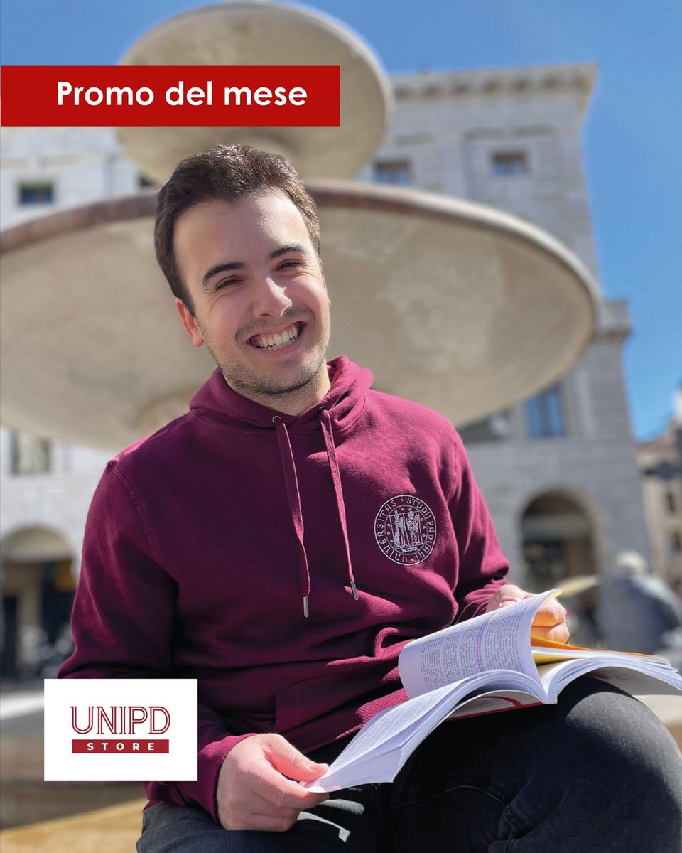 UniPadova's tweet photo. 🥳 È arrivata la promo di aprile di #UnipdStore!
In promozione la borsa di tela e la t-shirt con il sigillo #Unipd firmato dallo street artist Peeta e la nostra felpa con cappuccio!
Le offerte sono valide solo per gli acquisti sul sito. > https://t.co/lUZ3Tv1yld https://t.co/0D6grE3LZI