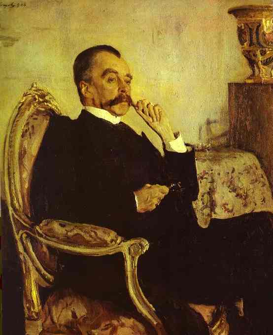 Portrait of Prince Vladimir Mikhailovich Golitsyn, 1906 #realism #serov wikiart.org/en/valentin-se…
