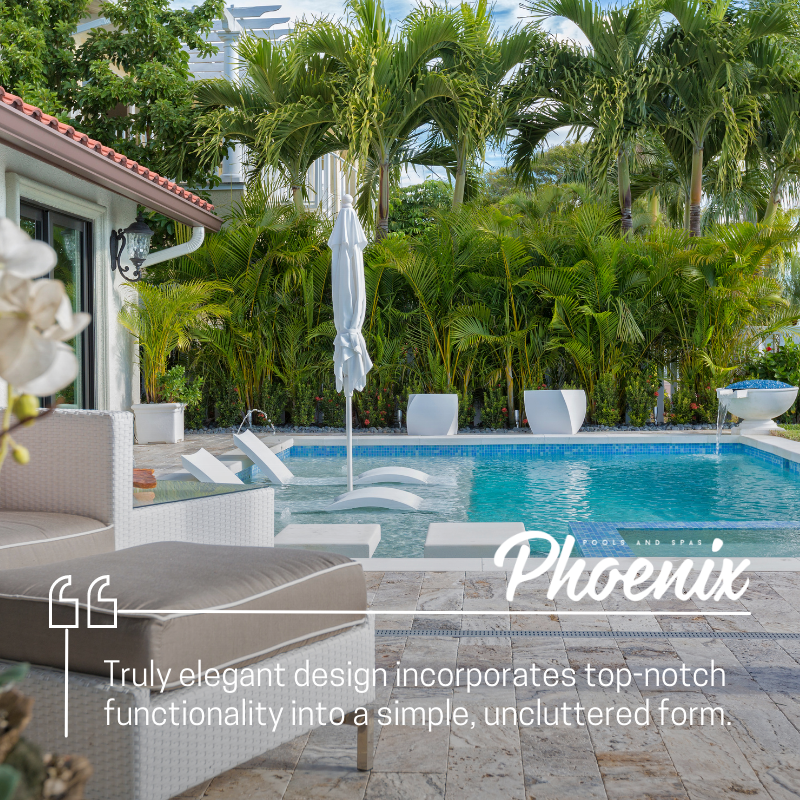 PhoenixPoolsSpa's tweet photo. "Truly elegant design incorporates top-notch functionality into a simple, uncluttered form.” — David Lewis.
.
.
#custompools #backyardpool #beautifulhome #pool #pools #poolandspa #poolbuilders #poolcontractor #OrangeCounty #Temecula #PhoenixPoolsandSpas #PhoenixPools https://t.co/YiKkMqqSdV
