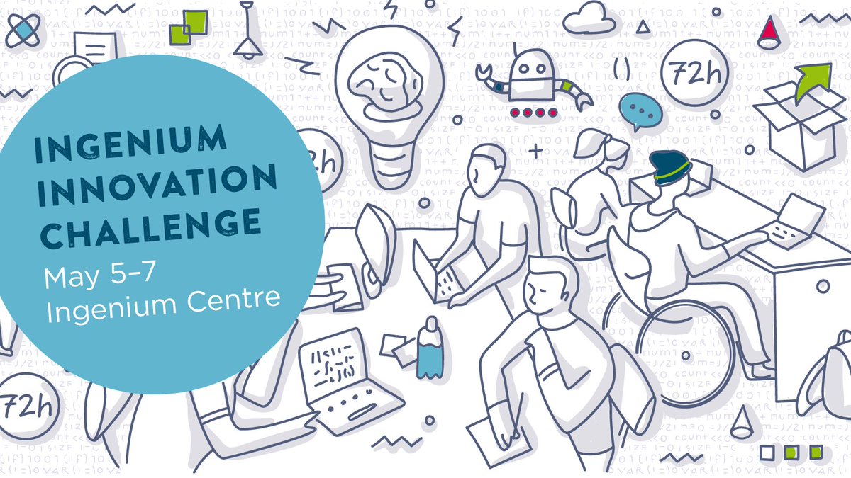 Hey students, take part in Ingenium’s first ever Innovation Challenge happening from May 5-7, 2023! Register your team of 3 to 6 and work together to create a digital product about climate action. The winning team will be awarded $15k!
Sign up now: IngeniumCanada.org/innovation-cha…