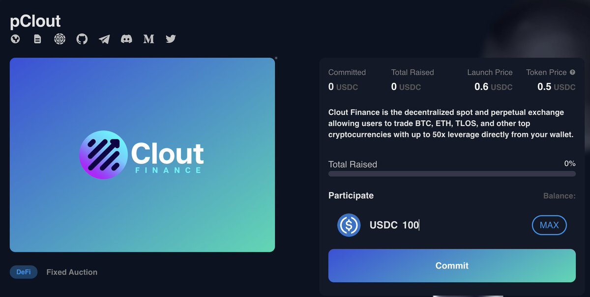 🚨 The $CLOUT token sale is officially LIVE on @SwapsicleDEX launch!🔥

Trade your $USDC for pCLOUT and join the future of trading with <a href="/theCloutFinance/">Clout Finance</a>. Don't miss your chance to be a part of this game-changing opportunity! 👇 swapsicle.io/launchpad/0xeE…