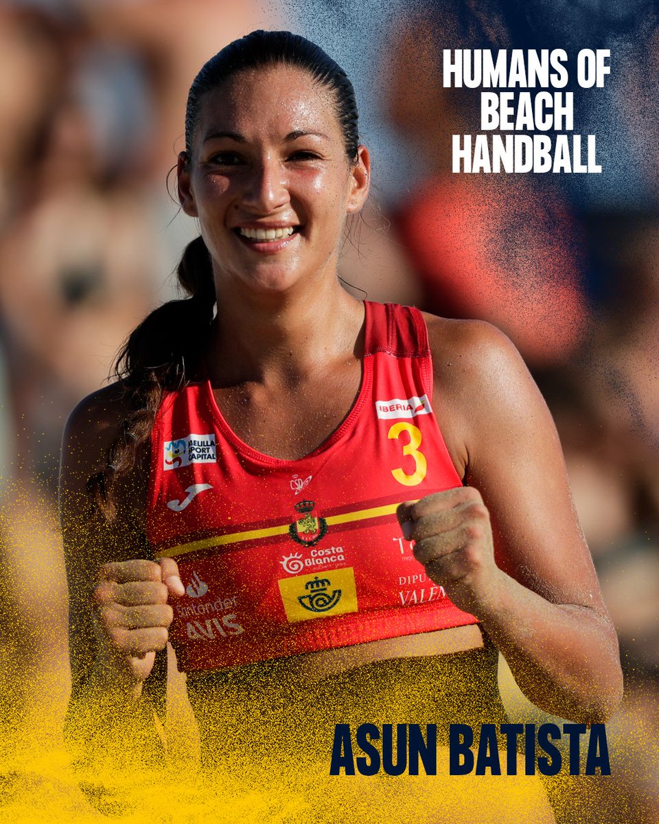 🆕 Humans of #BeachHandball ➡️ 𝗔𝗦𝗨𝗡 𝗕𝗔𝗧𝗜𝗦𝗧𝗔

One of the most decisive players in the history of beach handball. A pivot with many resources and a key player for Spain! A born fighter! 🔥💪

📝 Read more about her  eurohandball.com/en/news/en/hum…