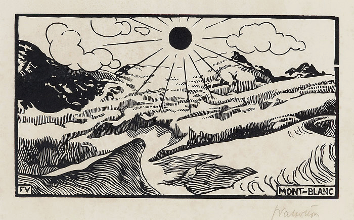 Mont Blanc, 1892 #swissart #vallotton wikiart.org/en/felix-vallo…