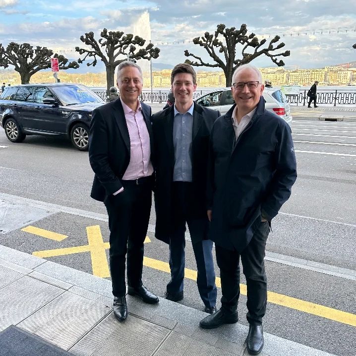 A busy end of quarter with our Sales team on the road.

James Alexander and Kit Sanford had the pleasure of being with Alexander Farman-Farmaian – Farmaian, Partner, Portfolio Manager of Edgewood Management LLC meeting investors and fund selectors in Switzerland this week.

For f