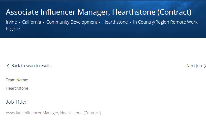 This is an excellent entry level role for anyone wanting to break into the gaming industry.
