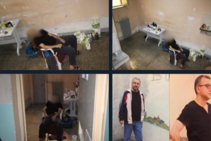 cebeciysn's tweet photo. "29.08.2020, 4 yıldır cezaevinde bulunan 44 yaşındaki komiser yardımcısı Mustafa Kabakçıoğlu, tahliyesine 4 ay kala hücresinde beyaz plastik bir sandalyenin üzerinde ölü bulundu.
Ölmeden 2 gün önceki dilekçesinde, “Sol ağzım, sol bacağımda aşırı ŞİŞME oldu. Yürüyüş ve konuşma+ https://t.co/zw6gZnUrdI