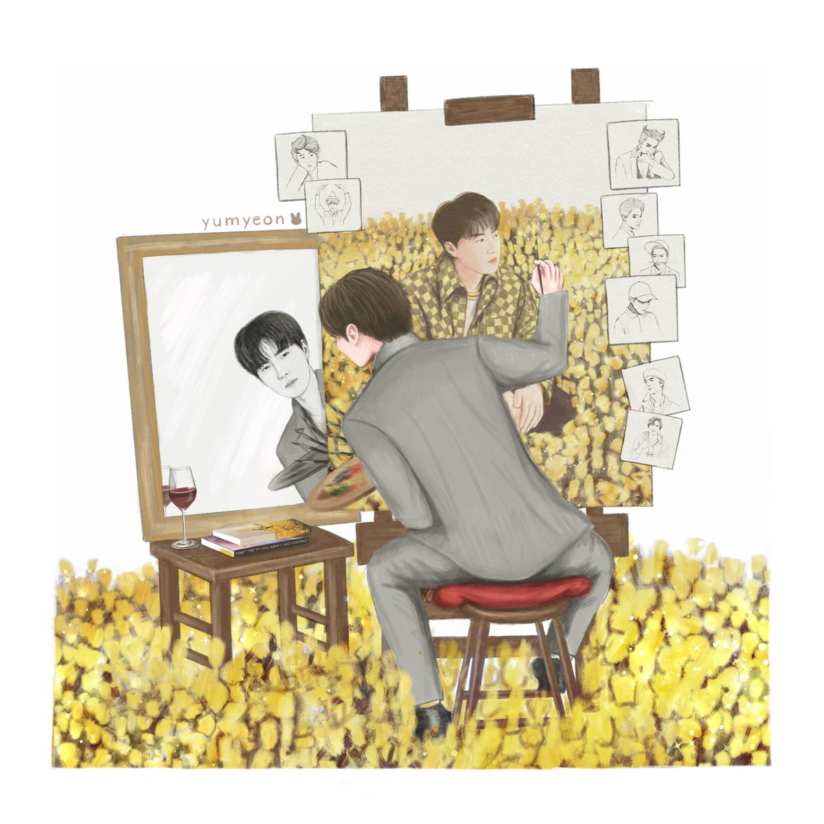 yu_myeon's tweet photo. no more grey 🌻🌼💛 
#수호_GreySuit_1주년 https://t.co/5AhGLZL9lH