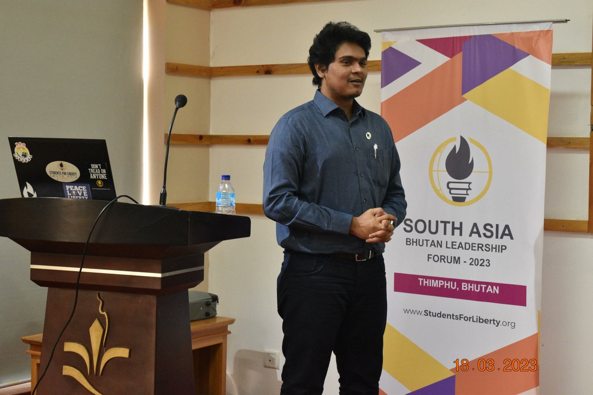 SASFLiberty's tweet photo. Day 1 - Bhutan Leadership Forum, 2023
The first ever Bhutan Leadership Forum happened at the Royal Thimphu College, Bhutan was a much-needed event to empower existing leaders and to reach out to more youths across the country.
#SASFL #Networking #Bhutan #SouthAsia https://t.co/MgsmVFwGJu