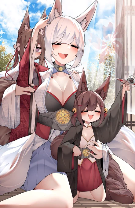 #AzurLane #アズールレーン もふもふ~ (*' ワ `*)"Mofumofu~  