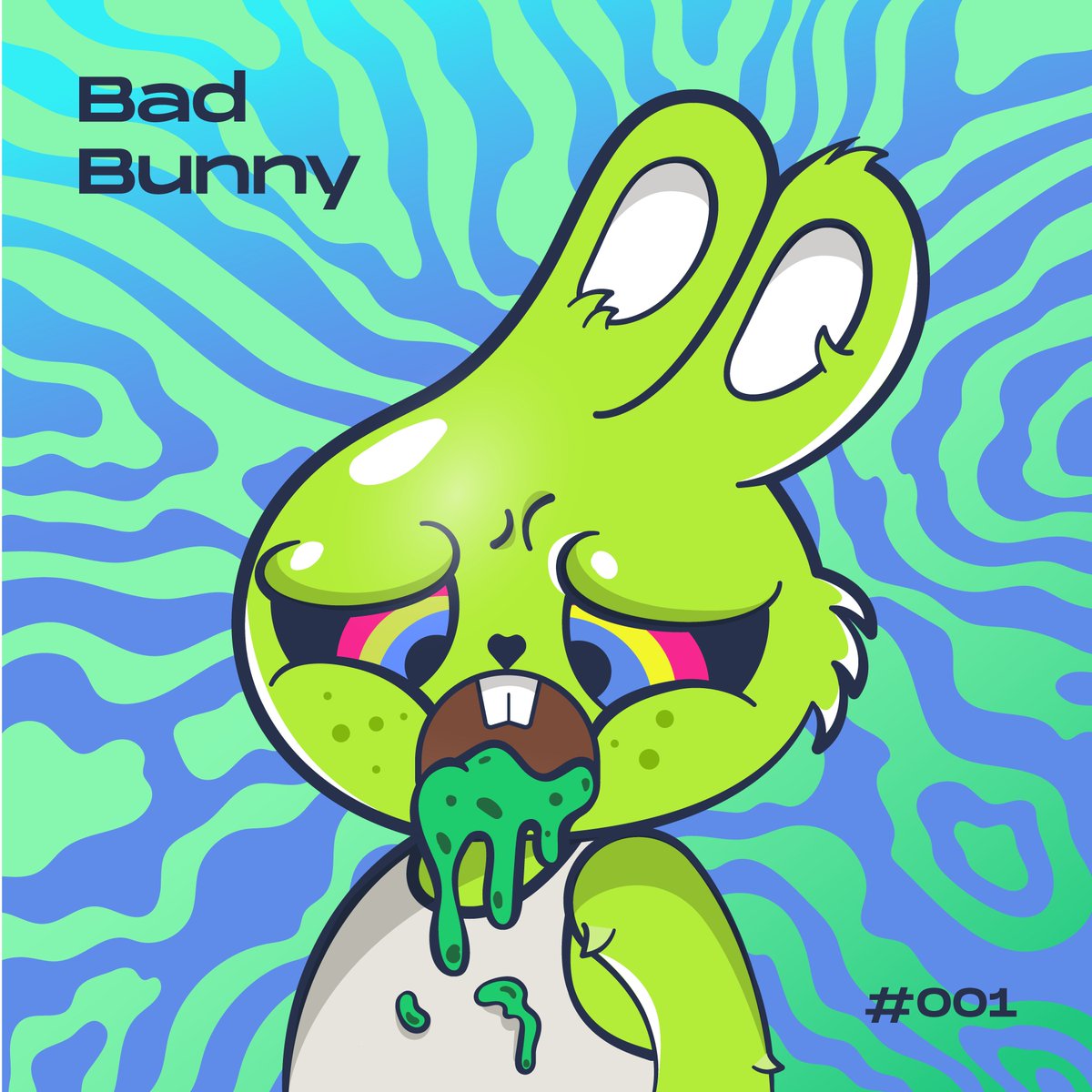 RELEASED NOW!✨🐰

Number #001 of BadBunny collection 
rarible.com/token/0xc91544… 🥳

Join us and become part of the NFT art history. Visit our page on Rarible to check out our collection and make your choice. Don't miss your chance to own a unique Bad Banny artwork!🐰
