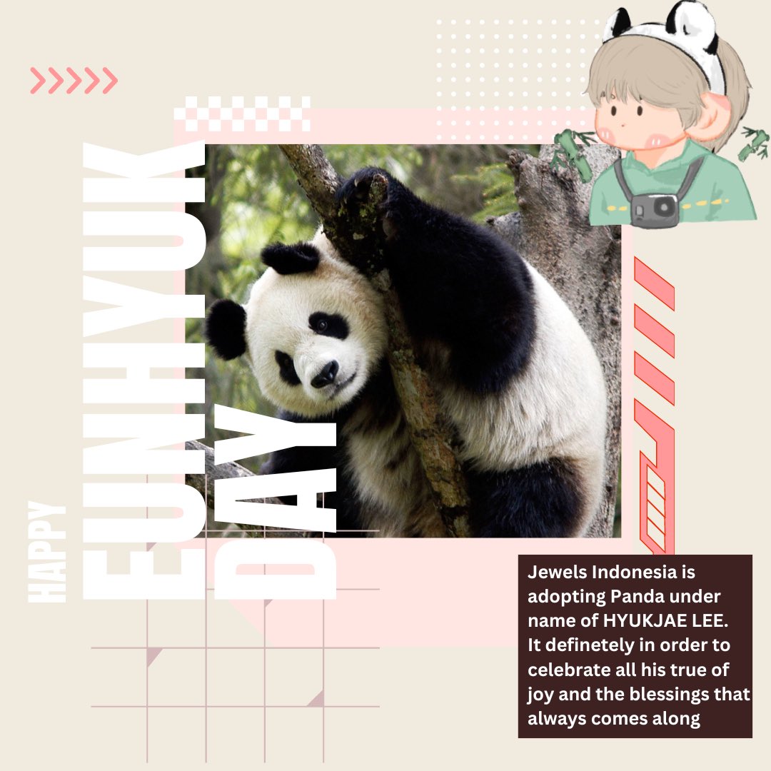 eunhyukINA's tweet photo. A very special birthday gift for our Mr. 0404, LEE HYUKJAE. We adopted Panda under his name at WWF

#4랑에_4랑을더한_혁재탄생일
#HAPPYEUNHYUKDAY
@AllRiseSilver @SJofficial

[artwork from @Super_SalerJ] https://t.co/MSzUZRPKMt