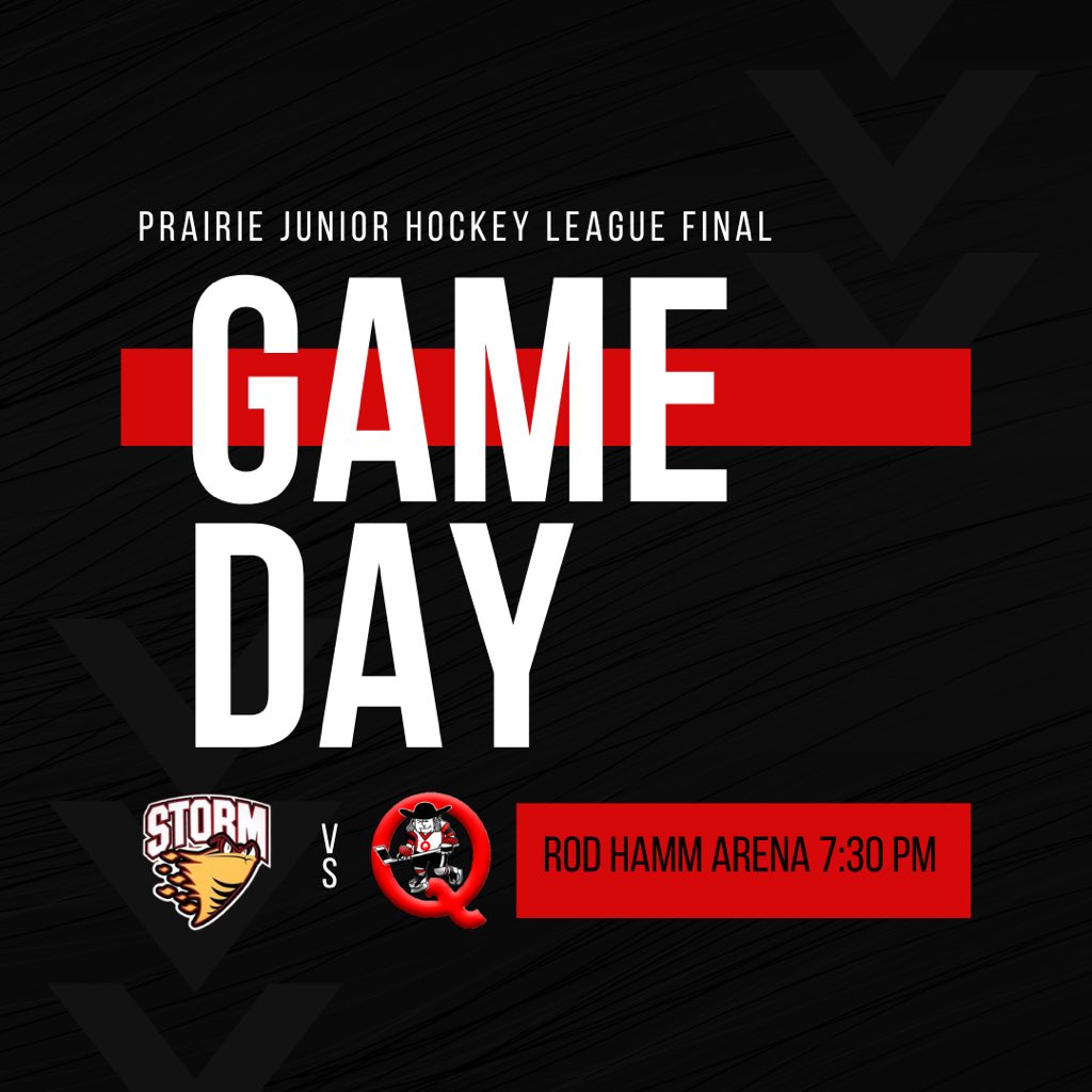 PJHLQuakers's tweet photo. GAME 2🚨

⏰ 7:30 PM
📍Rod Hamm Arena
🆚  Pilot Butte Storm

#quakershockey https://t.co/cPzUVTzH8m