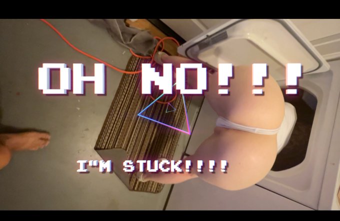 releasing the stuck in the dryer video now! link in bio! https://t.co/5ZK55T7FrM