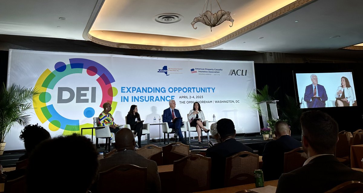 ACLINews's tweet photo. .@crum_forster’s Mari Marques-Thomas says every company is going to approach #DEI differently. The important thing is to talk about it, be thoughtful and intentional, and make sure the right people are at the table. #DEIConf23 https://t.co/kBGRoWunPg