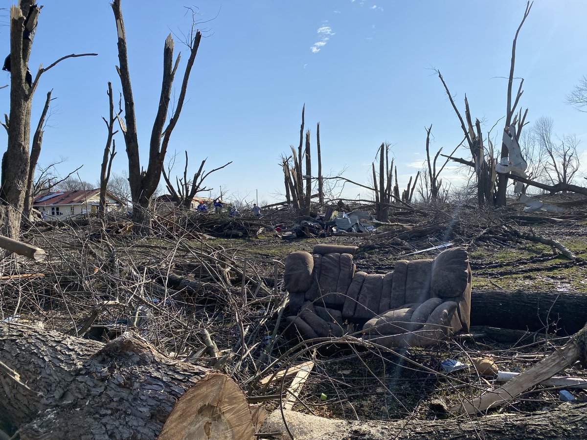 Indiana State Football called off Spring Practice today so the Sycamores could help with the cleanup down in Sullivan.