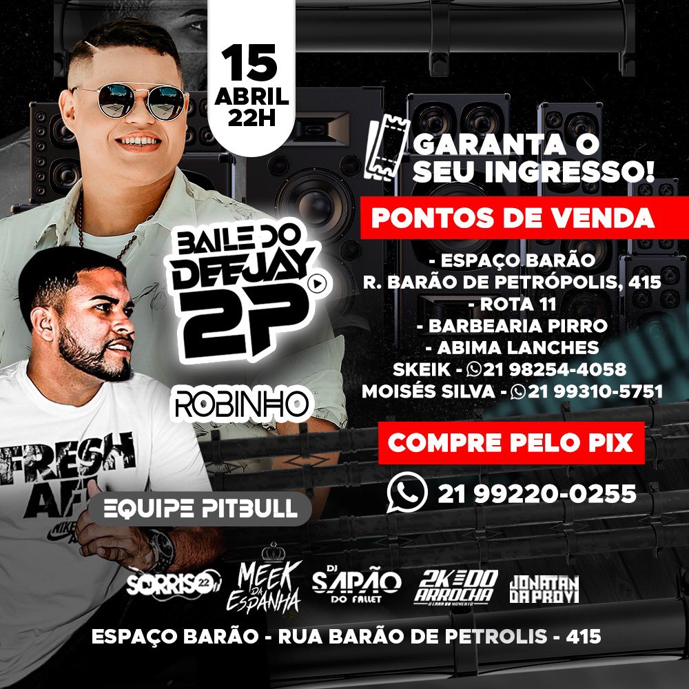 RgeFAP's tweet photo. INGRESSOS A VENDA! ✅

A hora de garantir o ingresso É AGORA no melhor preço possível, escolha o ponto de venda mais próximo ou compre VIA PIX.

Dia 15 de Abril é tudo no #BAILEDO2P! 🚀🥵🥳 https://t.co/44oQ9o7LPG