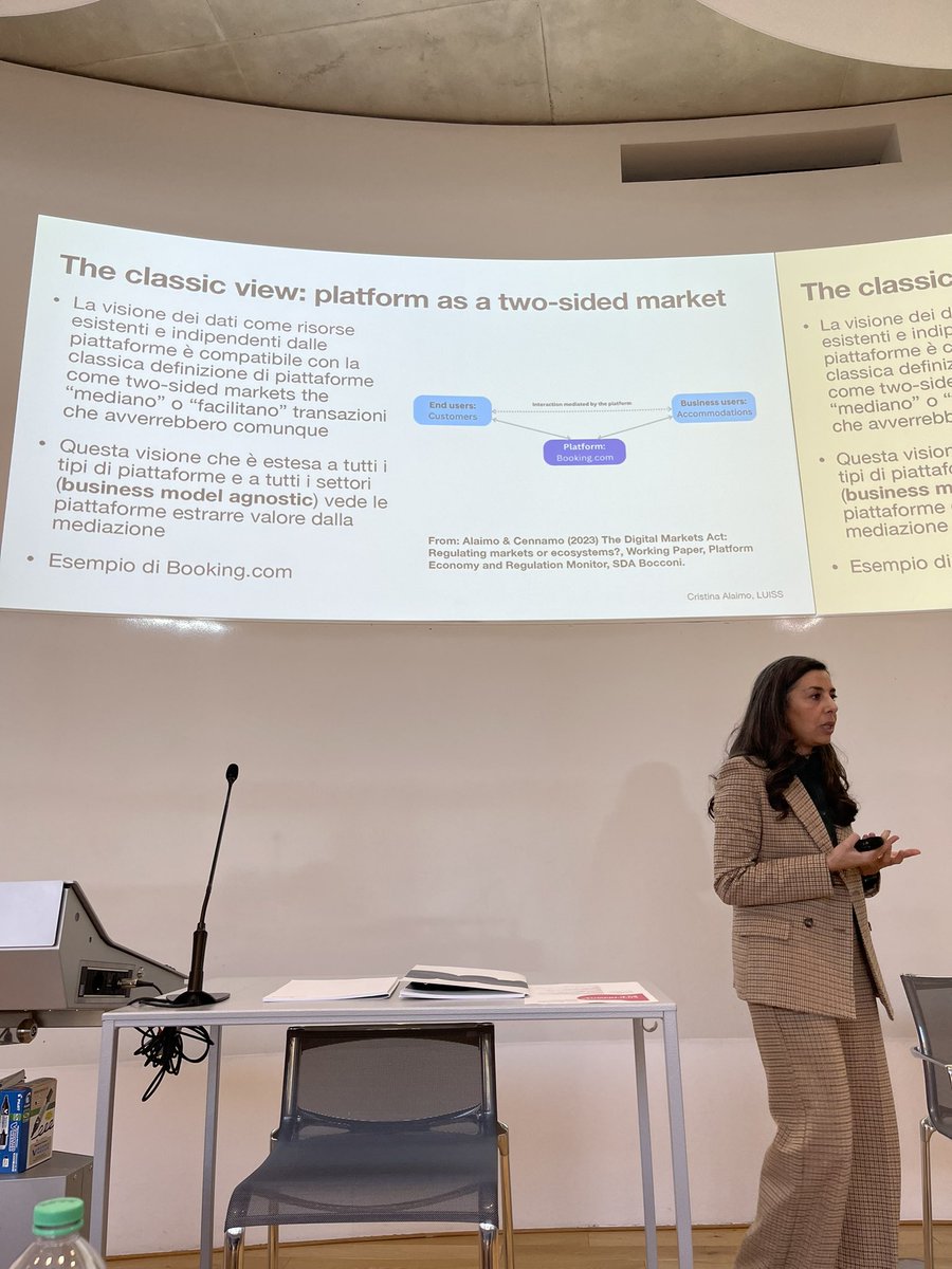 <a href="/cristina_alaimo/">Cristina Alaimo</a> viewing data &amp; platforms just as (two-sided) markets is reductive and obfuscating. Focus need to be on production of value within the broader ecosystem as the #Booking case shows