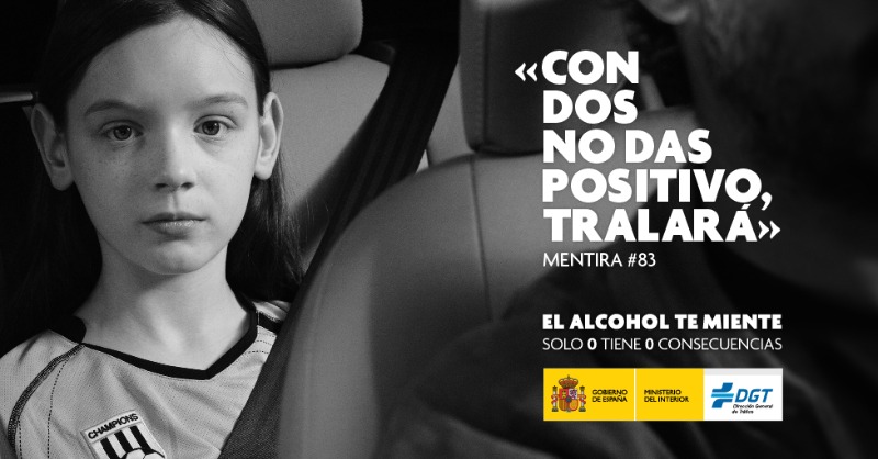 DGTes's tweet photo. Una mentira puede costarte la vida, otra puede costarle la vida a tus seres queridos o a algún desconocido. Por eso recuerda, no te dejes engañar por el alcohol porque solo 0 alcohol tiene 0 consecuencias.