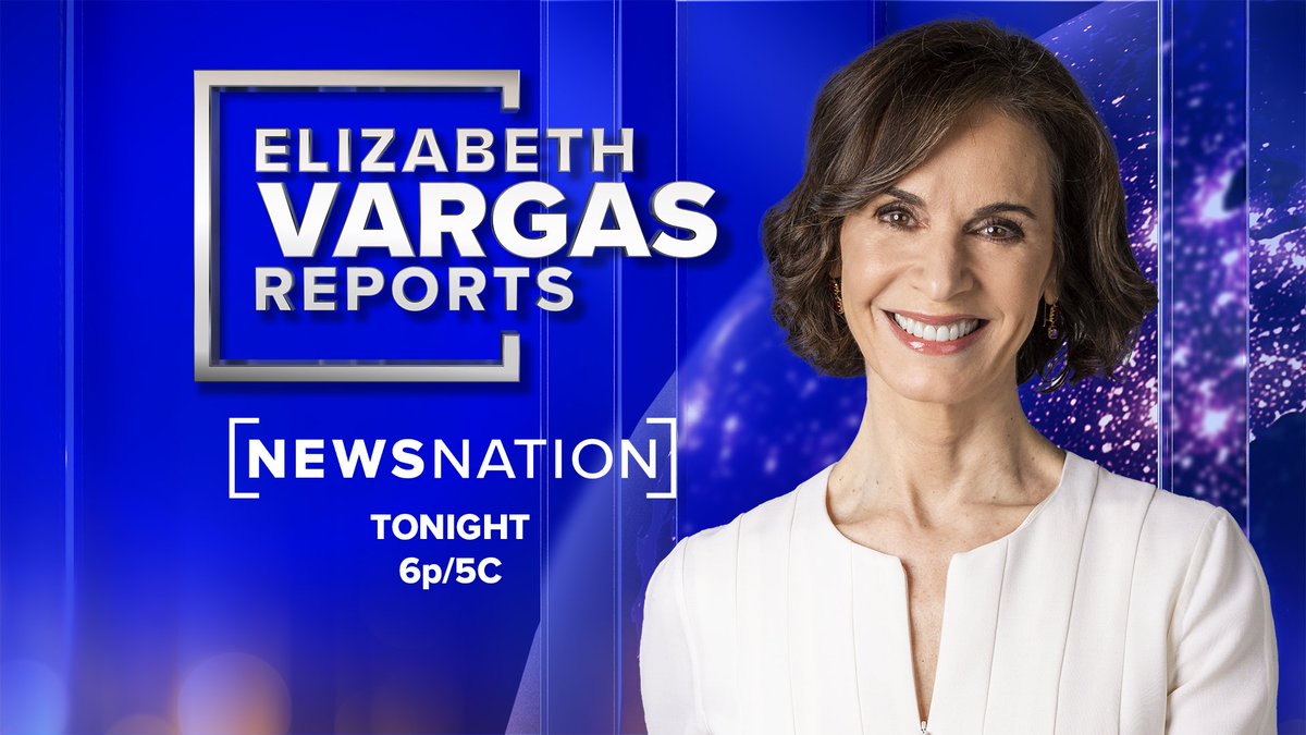 NewsNationComms's tweet photo. Today's the day!

TONIGHT: Watch Emmy award-winning journalist and television host, Elizabeth Vargas at 6p/5C on @NewsNation. To watch #ElizabethVargasReports, visit https://t.co/ZM38T71OWZ #NewsNation #NewsforallAmerica #VargasReports https://t.co/18Ux5XSOrf