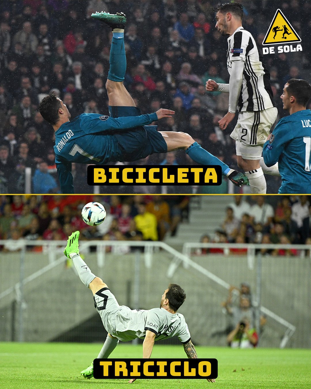 Filho de CR7 já marca golos de bicicleta