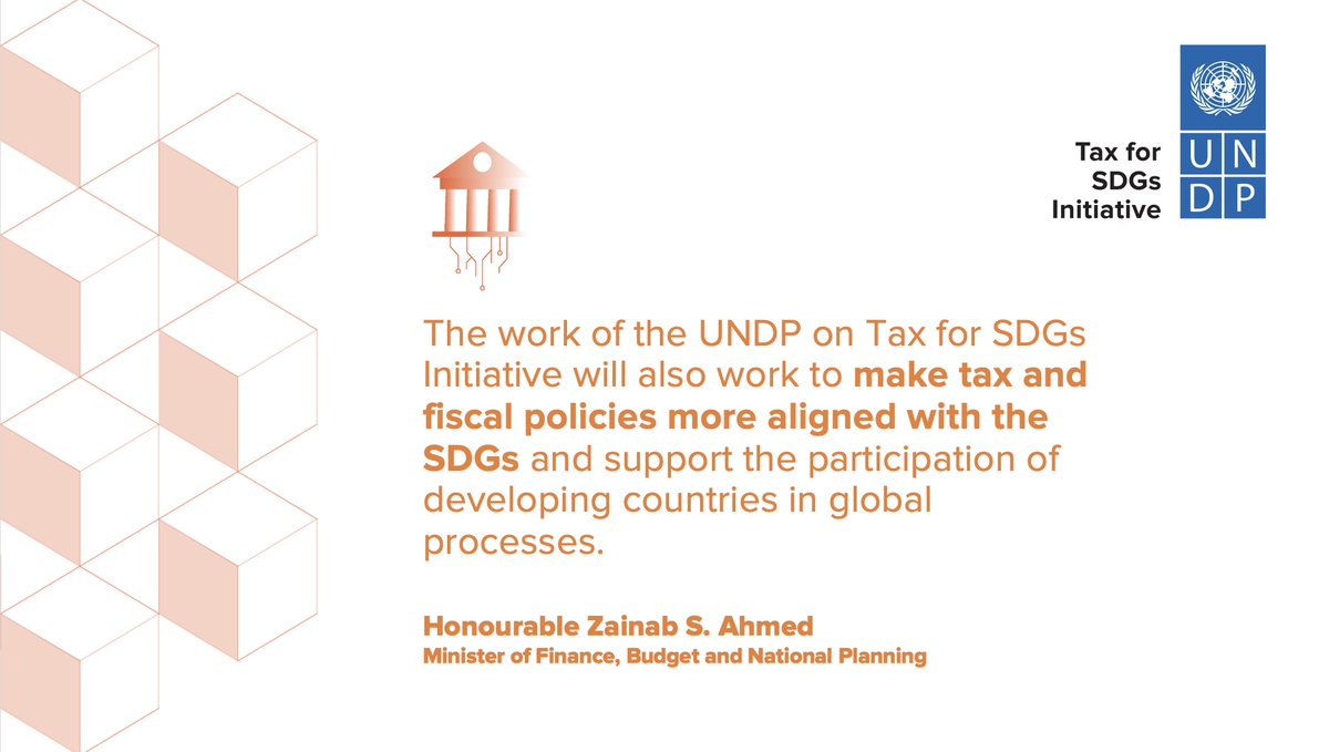 During the #ECOSOC meeting the Honourable <a href="/ZShamsuna/">Zainab Shamsuna Ahmed</a>, #Nigeria's Minister of Finance, highlighted <a href="/UNDP/">UN Development</a> #Tax4SDGs🇳🇬

🤝The initiative has been acknowledged as a key principle &amp; approach to international taxation, laying the groundwork for stronger international #tax collaboration