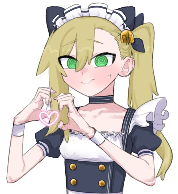 Skebで描いたメイドまたんごむちゃんです 