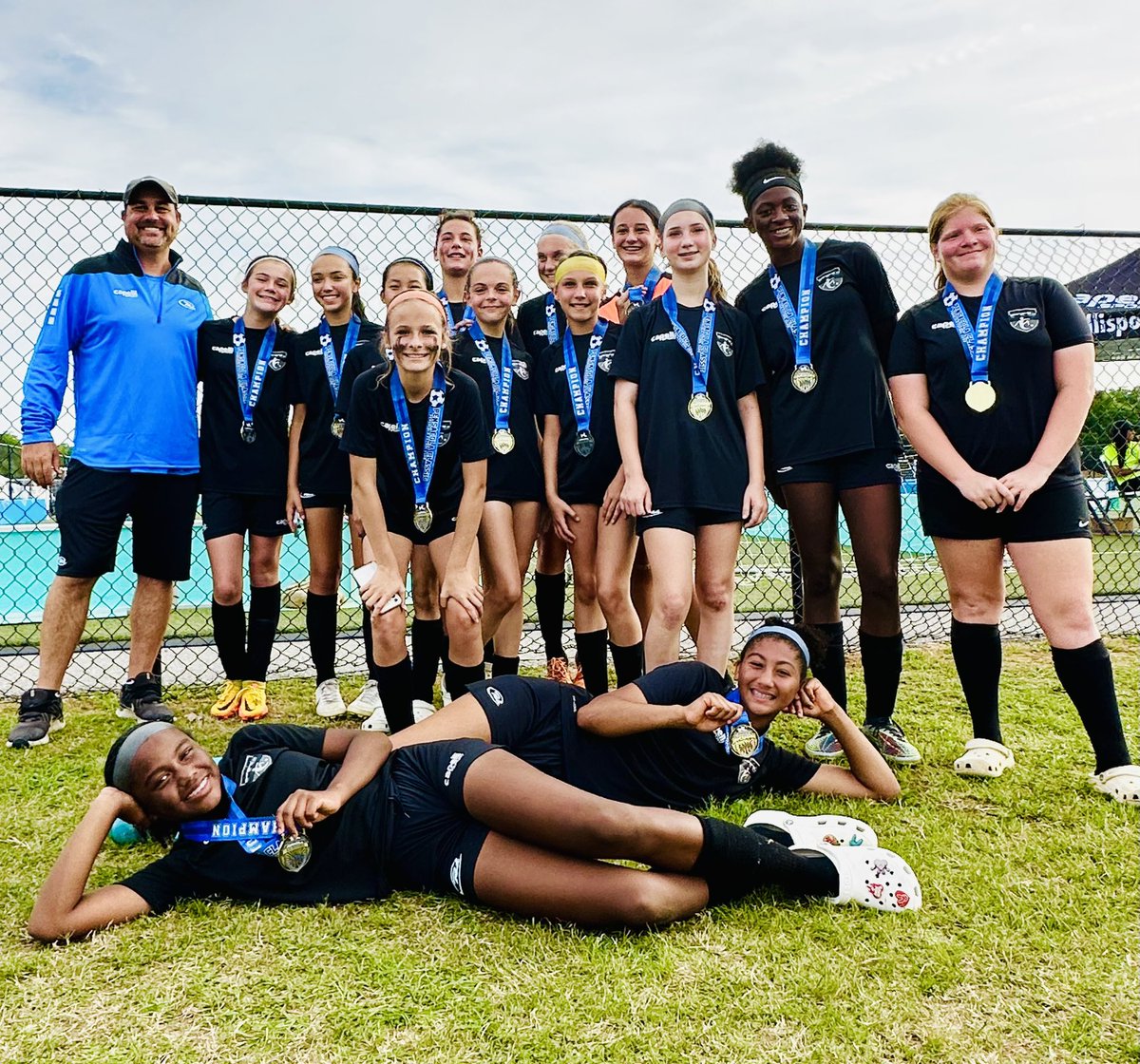 StacyWr1ght's tweet image. Great Soccer Weekend for Jade, 2010G PFC Rush!! Pensacola Classic Champions! 🌟 💙 ⚽️ #RUID