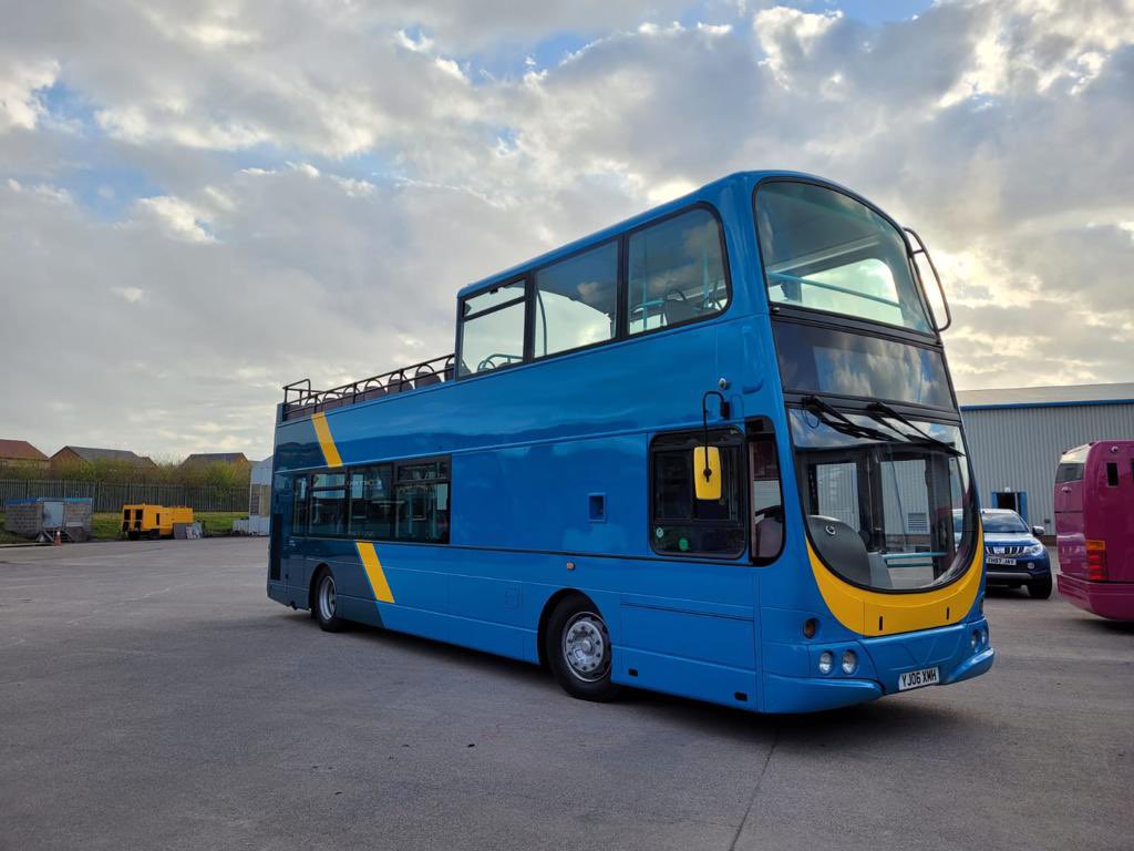 ThorntonsBus's tweet photo. More open top conversions complete! Call or email us today with all your bus conversion enquiries.
Why not freshen up your fleet with one of our full interior/exterior refurbs ready for the summer ahead!!! https://t.co/JKA5JnXhPA