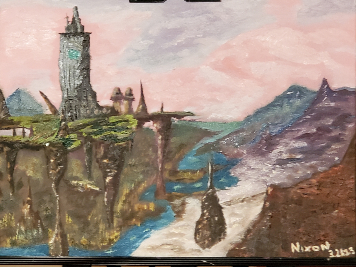 Dravinian Hinterlands - FFXIV #Landscape #vasjames #Traditional #painting #eorzea #ffxiv #impressionism pixiv.net/artworks/10684…