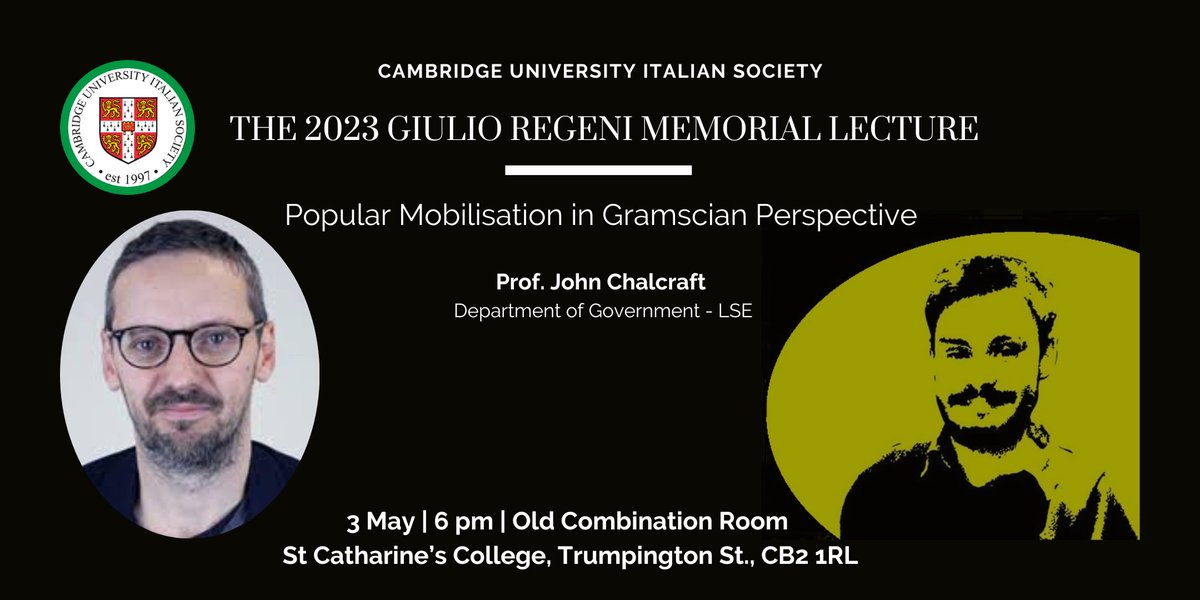 Cambridge University Italian Society tweet media