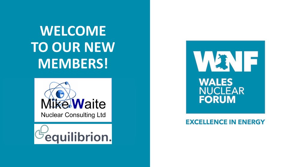 We'd like to welcome Mike Waite Consulting and Equilibrion as our new members. We are delighted to have you on board!

If you aren't a member of WNF yet, please email membership@walesnuclearforum.com for more information.

#newmembers #nuclear #walesnuclearforum