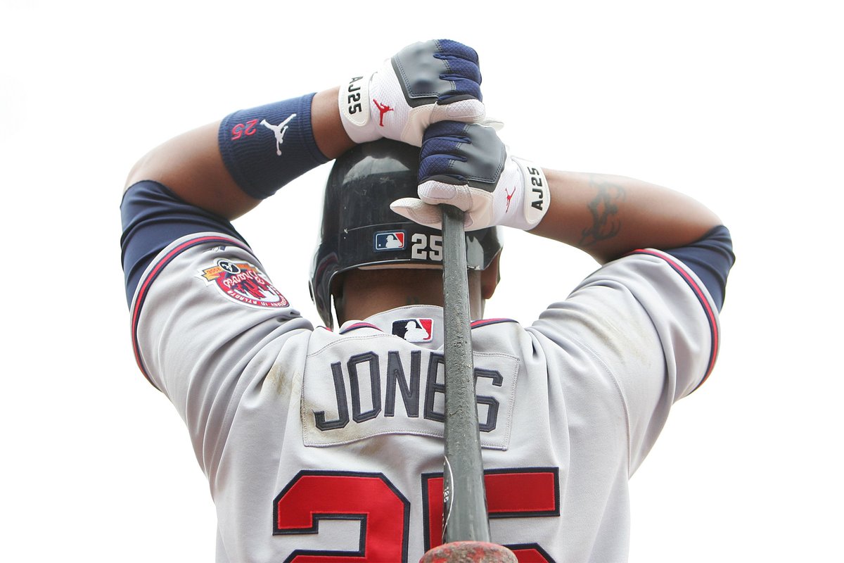 MLB on X: No @Braves player will ever again wear No. 25! Atlanta will be  retiring Andruw Jones' number this September.  / X